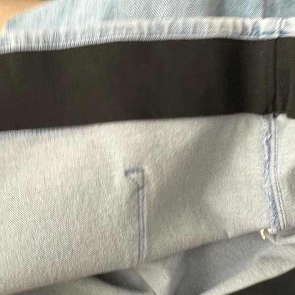 Soft Surroundings Pull On Skinny Jeans Size 3X Light Faded Wash Whiskering NEW - Picture 7 of 8
